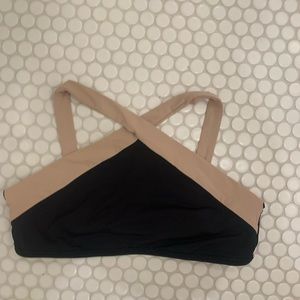 L SPACE halter bikini top